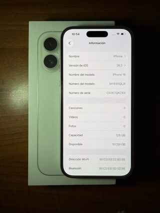 iPhone 16 128GB Bianco