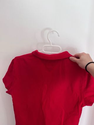 Polo Tommy Hilfiger Mujer Rojo Talla S