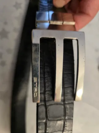 Cinturón Etro Negro Cocodrilo