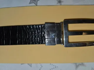 Cinturón Etro Negro Cocodrilo