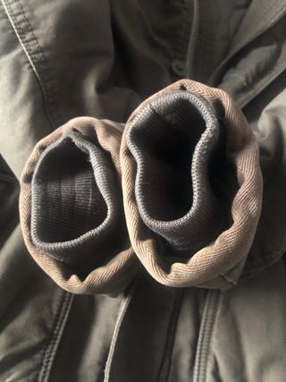 Chaqueta tela Schott NYC Marrón con Capucha