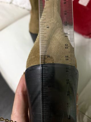 Botines Zara Serraje Marrón T.35