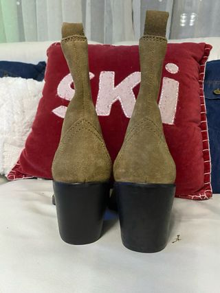 Botines Zara Serraje Marrón T.35