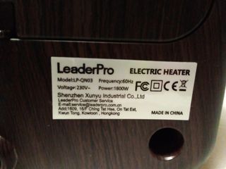 Calefactor LeaderPro 1800W