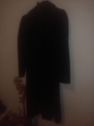 Abrigo negro mujer