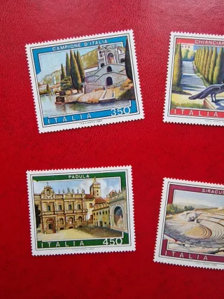 Serie francobolli Repubblica italiana