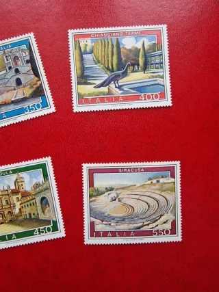 Serie francobolli Repubblica italiana