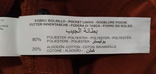 Pantalón Punto Roma color marrón teja