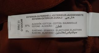 Pantalón Punto Roma color marrón teja