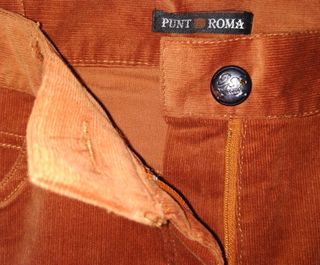 Pantalón Punto Roma color marrón teja