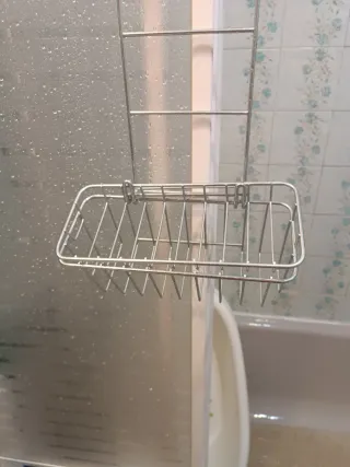 Estante de ducha IKEA metálico