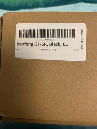 Emisora Baofeng GT-5R Walkie Talkie