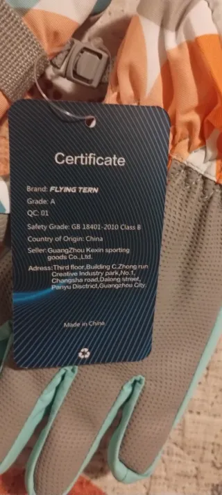 Guanti da neve per bambina