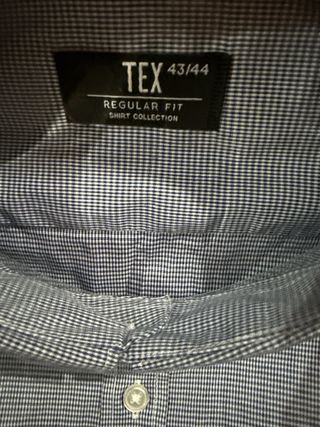 Camisa TEX Azul Talla M