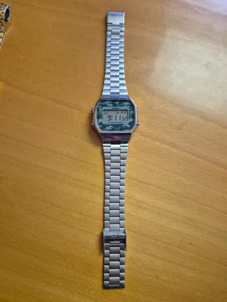 Reloj Casio Camuflaje Militar Digital Plata