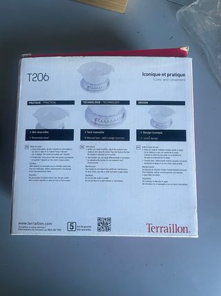 Balanza de cocina que no necesita pilas