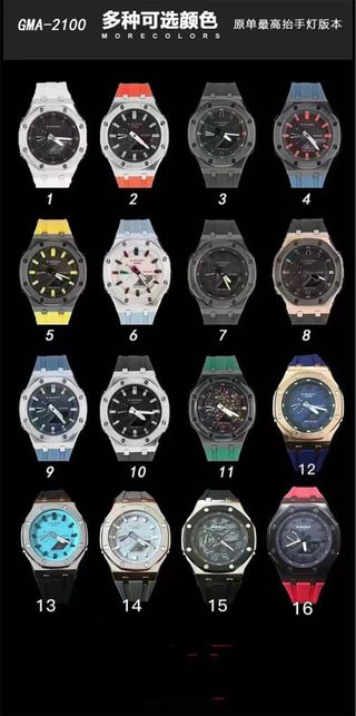 Reloj GMA-2100 Rojo y Blanco