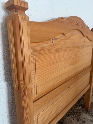 Cabecero rústico mexicano madera 105