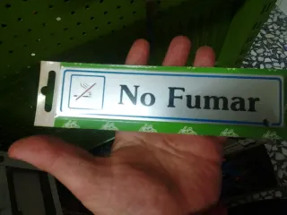 Señal No Fumar