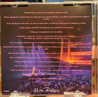 CD y DVD Niña Pastori - Realmente Volando