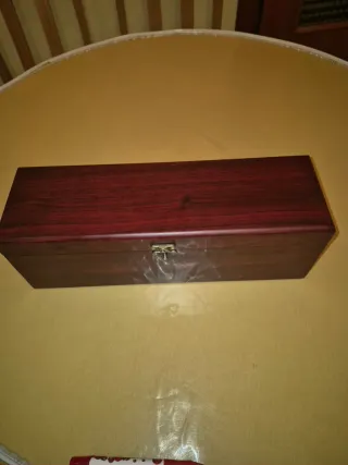 Juego accesorios vino madera y metal