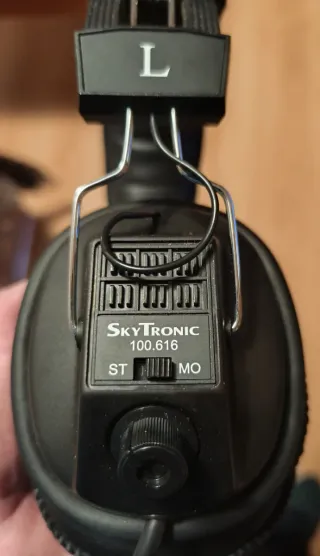 Auriculares Skytronic 100.616 Negros