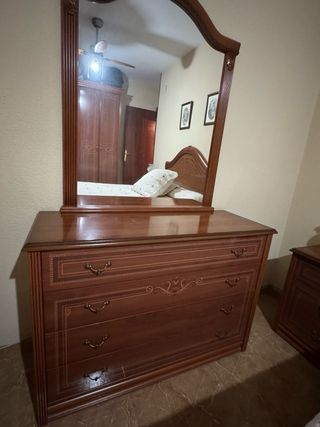 Dormitorio matrimonio madera