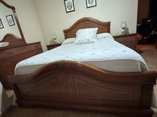 Dormitorio matrimonio madera