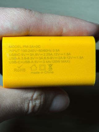 Cargador Carga Rápida 120W