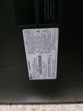 Despiece TV LG 32LS3400 no enciende.