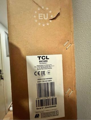 smart tv TCL QLED 4K 55”nuevo con entrega gratis