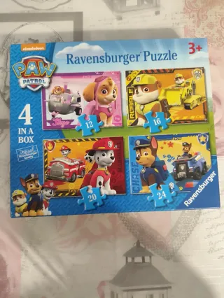 Puzzle Patrulla Canina Ravensburger 4 en 1