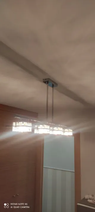 2 Lampade design in metallo e vetro