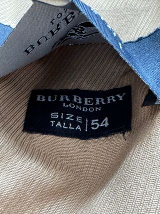 Chaqueta Burberry Beige Vintage Talla 54