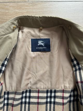 Chaqueta Burberry Beige Vintage Talla 54