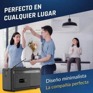 KLIM Boombox Radiocasete AM/FM Cassette