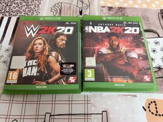 Xbox One NBA 2K20 y WWE 2K20