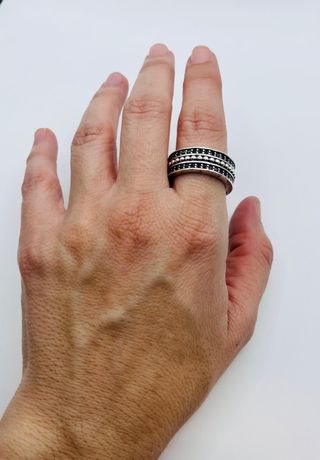 Anillo Thomas Sabo Plata 925 Negro