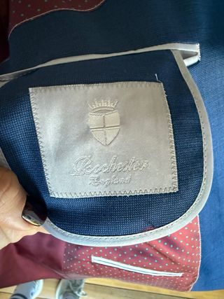 Traje de boda azul para padrino