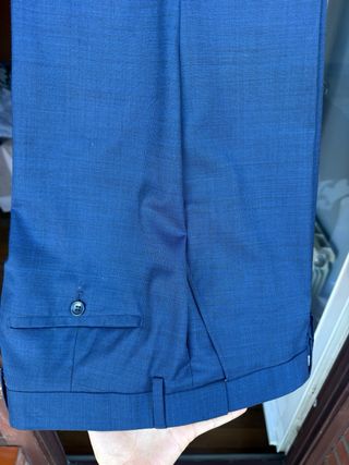 Traje de boda azul para padrino