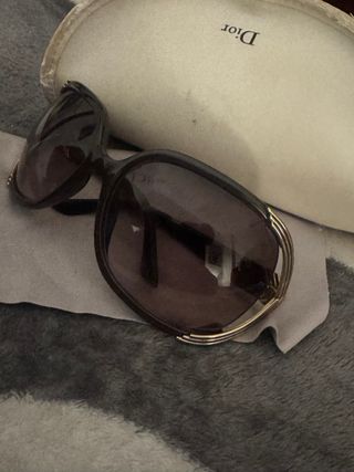 Gafas de sol Dior originales marrones y grises