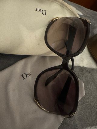 Gafas de sol Dior originales marrones y grises