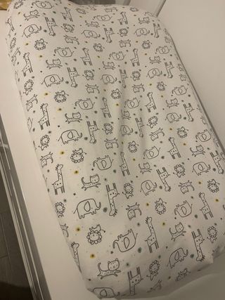 Colchón cambiador con 2 fundas