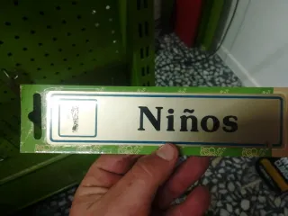 Señal informativa Niños