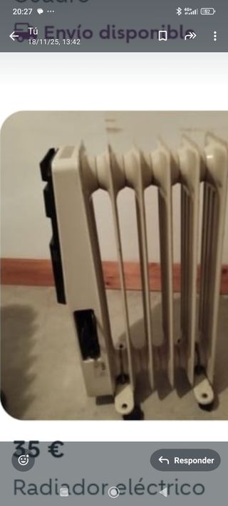 Radiador eléctrico Delonghi