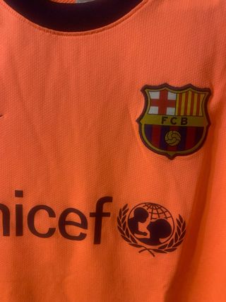 Camiseta FC Barcelona Naranja Talla M