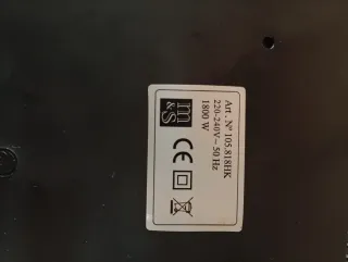 Placa de inducción portátil M&S