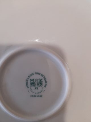 Juego Porcelana Bohemia 7 Piezas, Nuevo