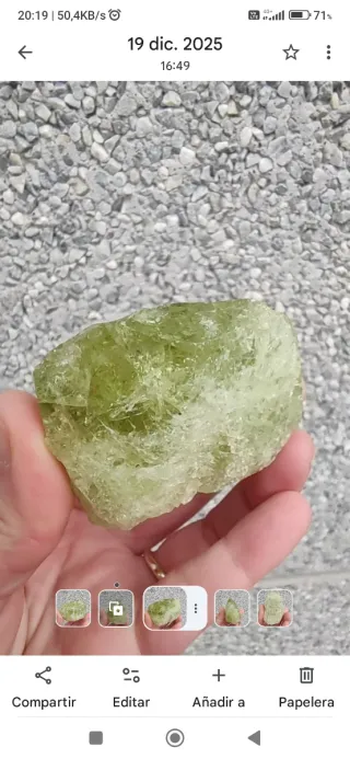PERIDOTO Ó OLIVINO MINERAL