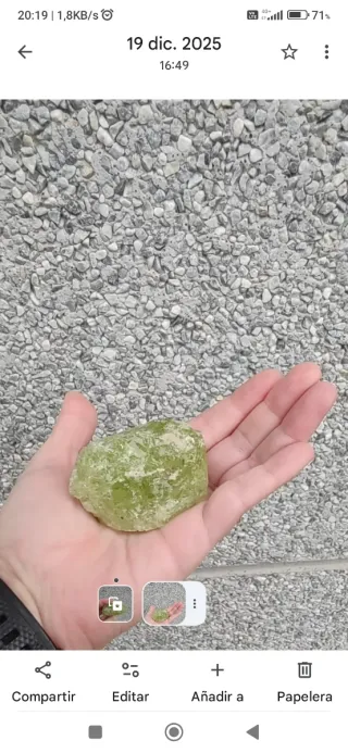 PERIDOTO Ó OLIVINO MINERAL